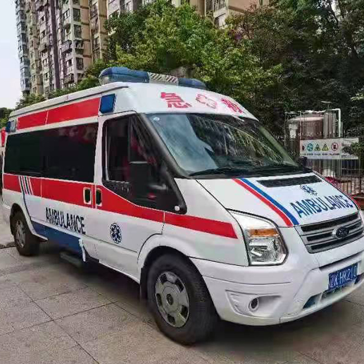 沿河长途救护车护送病人返乡